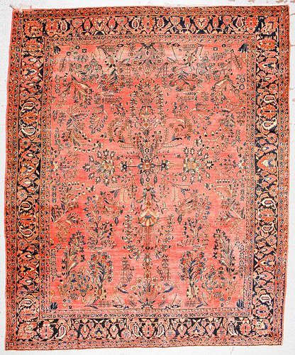 Antique Sarouk Rug, Persia: 9'2'' x 11'3''