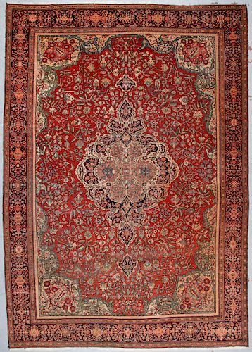 Antique Sarouk Ferahan Rug, Persia: 8'4'' x 11'8''