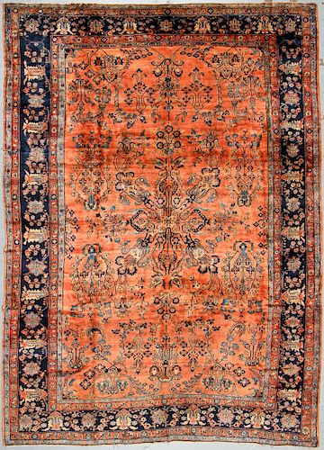 Antique Sarouk Rug, Persia: 8'7'' x 12'1'' 