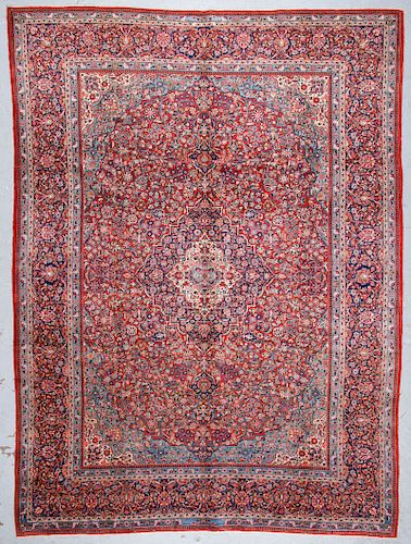 Semi-Antique Kashan Rug, Persia: 8'6'' x 11'5''
