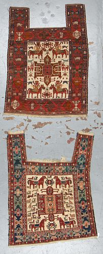 Two Persian Sumak Horse Covers