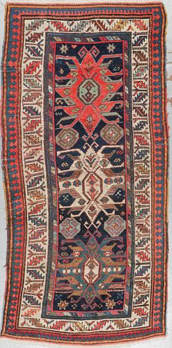 Antique Kazak Rug, Caucasus: 3'2" x 6'8"