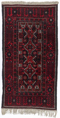 Beluch Rug, Afghanistan, Early 20th C: 3'2'' x 5'9''