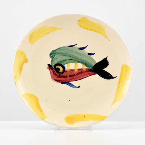 Pablo Picasso POISSON Plate from Fish Service