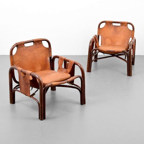 Pair of Vittorio Bonacita Lounge Chairs