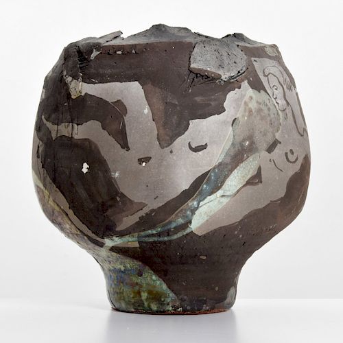 Large Paul Edmund Soldner Vase/Vessel