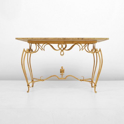 Console/Sofa Table Attributed to Rene Drouet