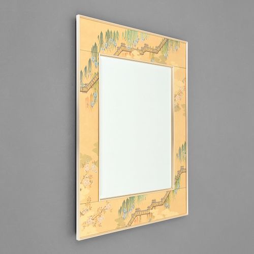 LaBarge Chinoiserie Mirror