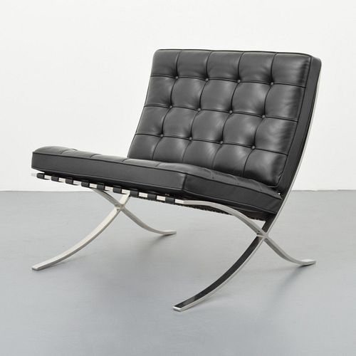 Mies van der Rohe Leather BARCELONA Chair, Knoll