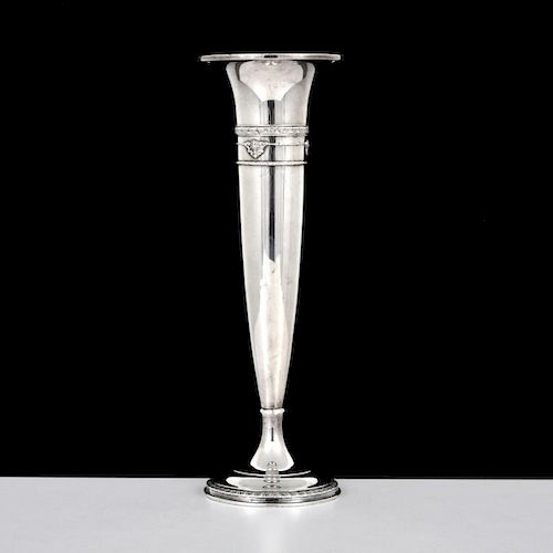 Matthews Co. Sterling Silver Trumpet Vase