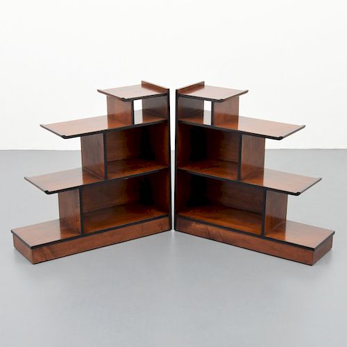 Pair of Art Deco Tiered Shelves