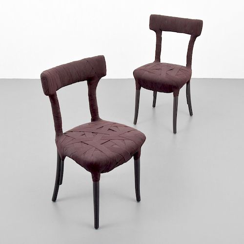 Pair of Peter Traag MUMMY Chairs