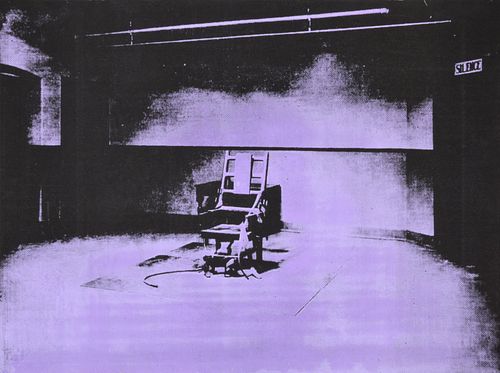 Andy Warhol (after) ELECTRIC CHAIR Print