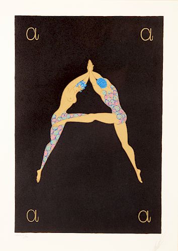 ERTÉ , (French, 1892-1990), The Alphabet Suite, suite of 26 prints