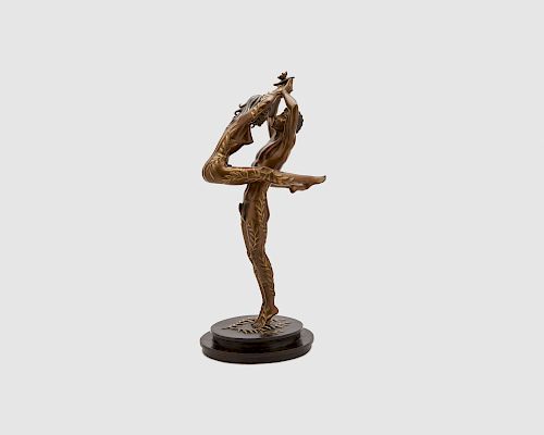 ERTÉ , (French, 1892-1990), Amants, bronze