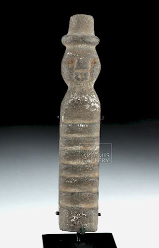 Mapuche Stone Shaman Staircase Finial, ex-Butterfields