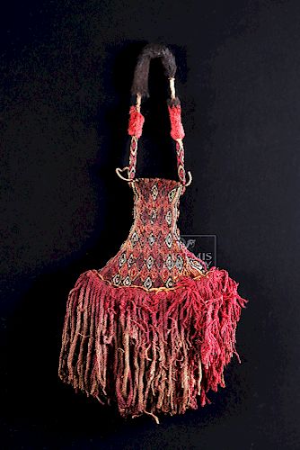 Inca Textile Ceremonial Fan - Colorful!