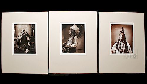 Three D.F. Barry Photos from Original 19th C. Negatives