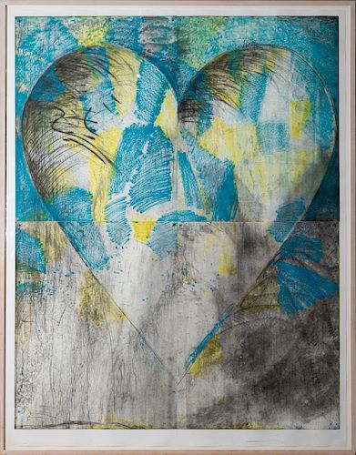 JIM DINE (b. 1935): HEART AND THE WALL