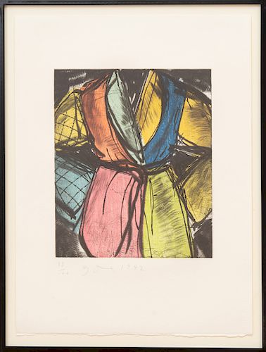 JIM DINE (b. 1935): BILL CLINTON ROBE, FROM ARTISTS FOR FREEDOM OF EXPRESSION