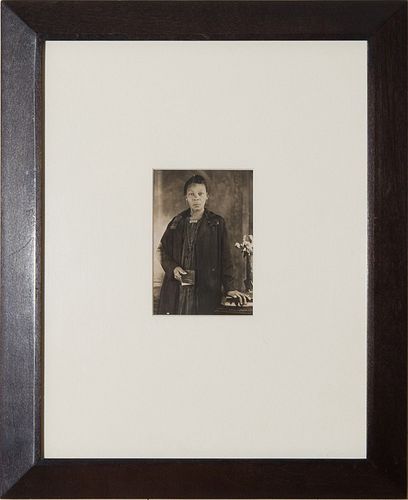 JAMES VAN DER ZEE (1885-1983): PORTRAIT OF A WOMAN HOLDING A BOOK
