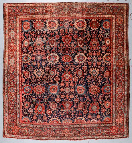 Antique Sultanabad Rug, Persia: 9'4'' x 10'1''