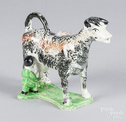 Staffordshire style cow creamer