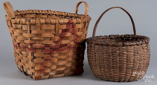 Two gathering baskets