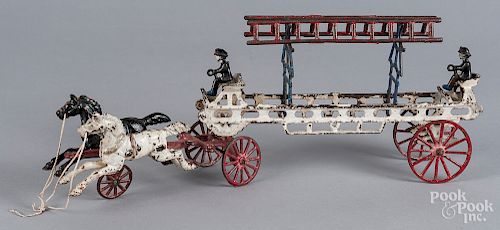 Painted cast iron ladder wagon