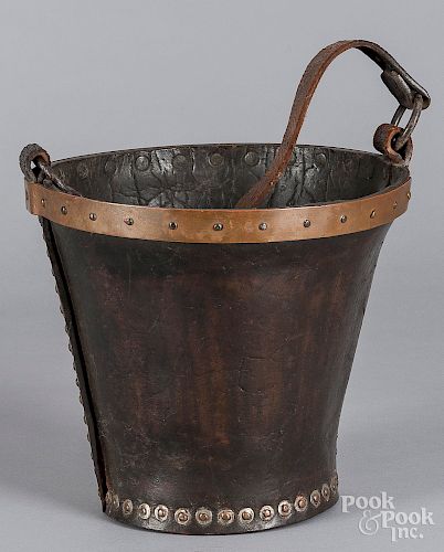 English leather bucket