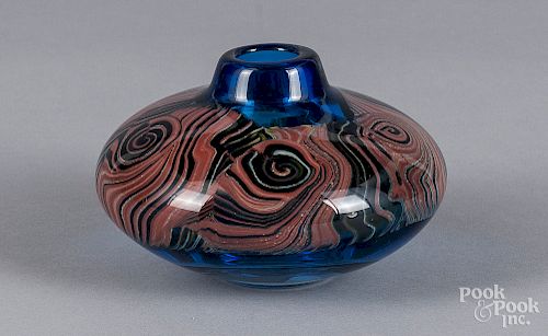 Brent Kee Young art glass vase