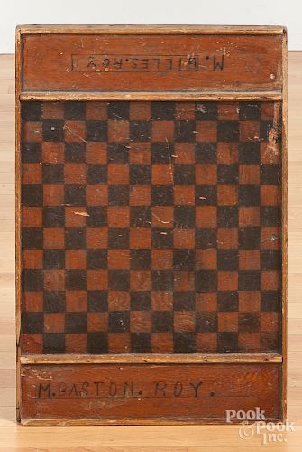 Painted pine gameboard