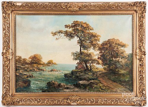 Rudolph Eicher oil on canvas landscape