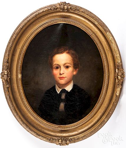 Robert Pratt oil on canvas portrait