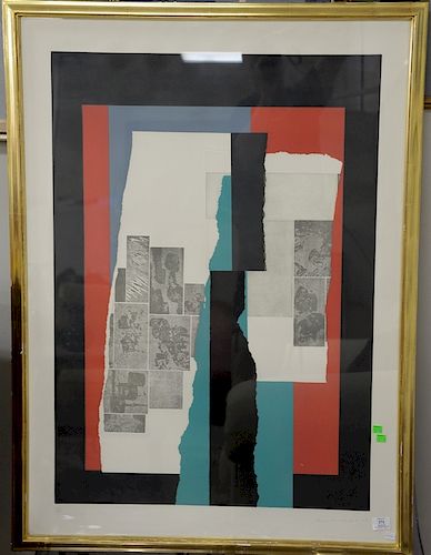 Louise Nevelson (1899-1988), colored aquatint, Celebration #1, signed and dated lower right: Louise Nevelson 79, numbered lower left...