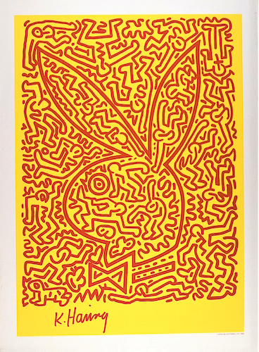 Poster 2 by Keith Haring