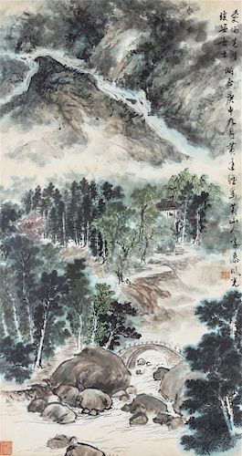 * Huang Dacong, (1914-2001), Landscape in Huangshan