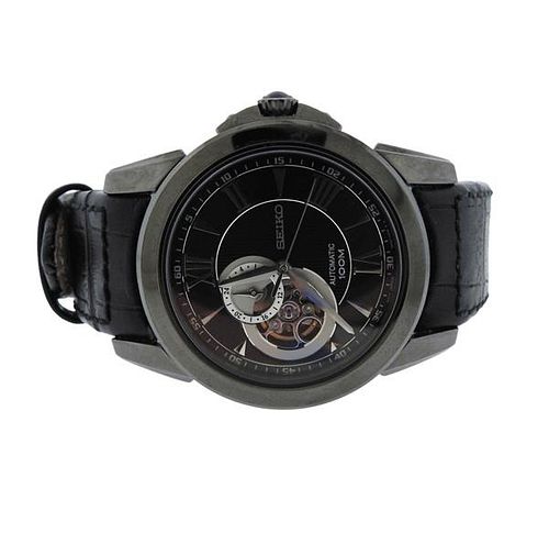 Seiko Premier Automatic Black Watch 4R39