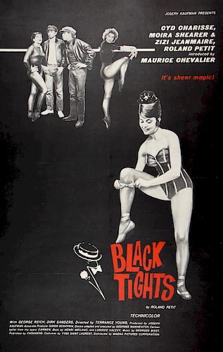 Period Film Poster, "Black Tights"
