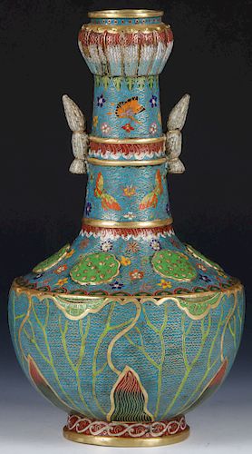 Chinese Republican Cloisonne Vase