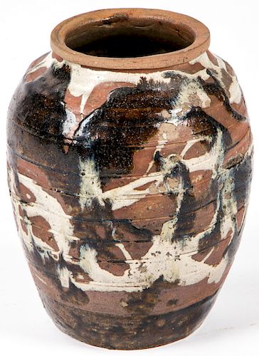 Antique Japanese Edo Period Water Jar