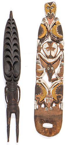 2 Papau New Guinea Sculptures