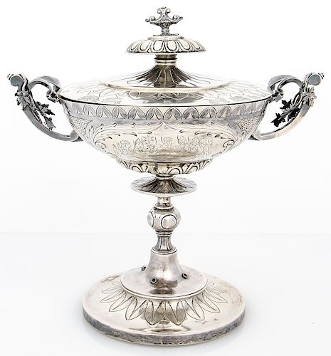 Important Robert Hendery Sterling Silver Judaica Cup
