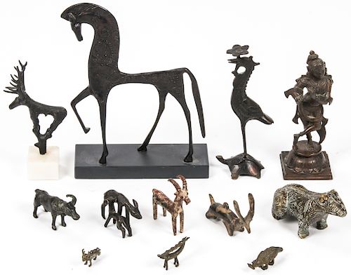 Estate Collection of 12 Bronze Sculptures