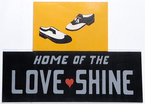 Vintage "Home of the Love Shine" Signage