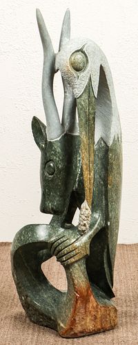 Fine Modern Shona Stone Sculpture, Zimbabwe