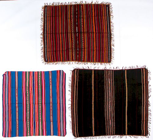 3 Vintage/Antique Central American Weavings