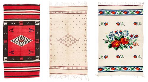 3 Estate Textiles, Mexican & Bessarabian
