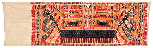 Tatibin/Ceremonial Cloth, South Sumatra, Indonesia Early 20th Century