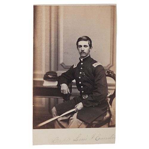 2nd Lieutenant Luis Emilio, 54th Massachusetts Volunteers, CDV